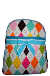 Quilted Backpack-DY2828/TURQ
